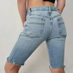 Vintage Cinch Rocky Mtn. Skinny Cutoff Denim Jean Shorts -29